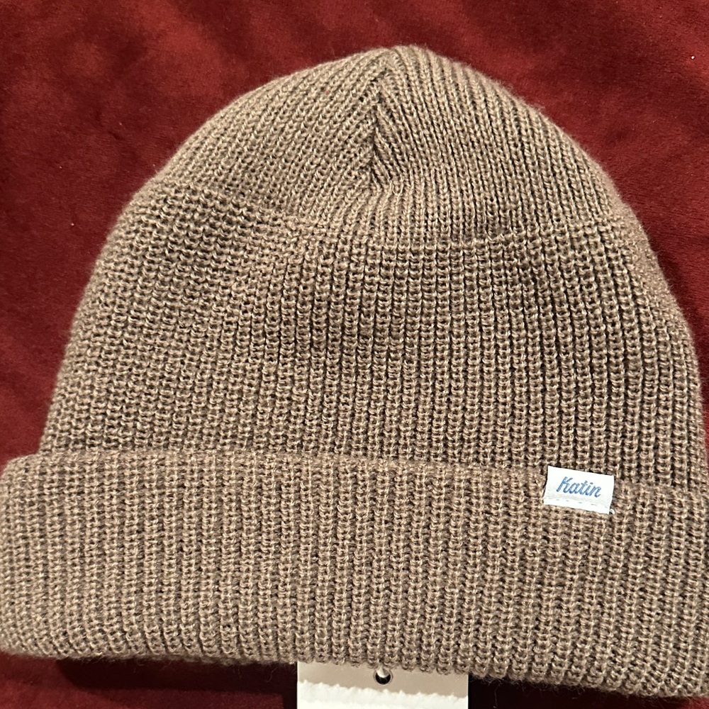 Katin greenish/Brown Knit Beanie